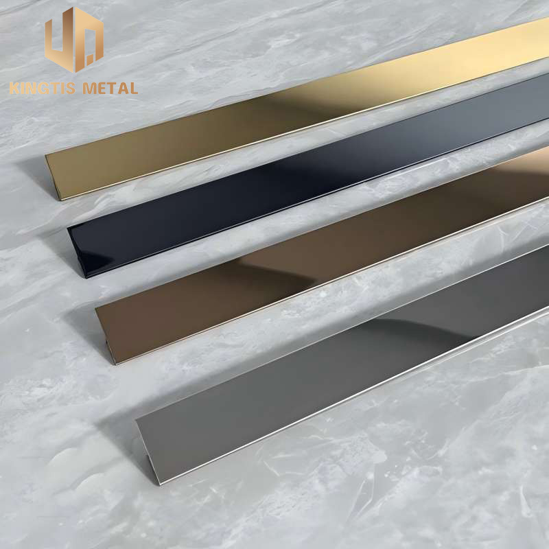 Customized T Shaped Profile Decorative Metal Stainless Steel Strip