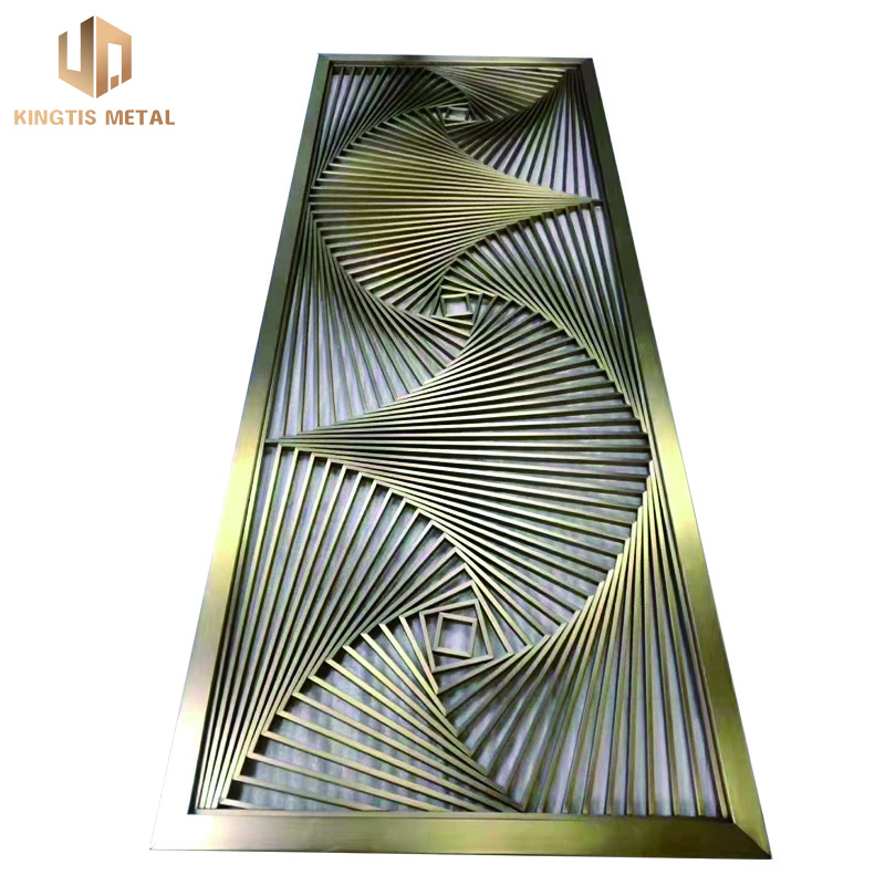 STAINLESS STEEL SECTOR DESIGN PATITION SCREEN