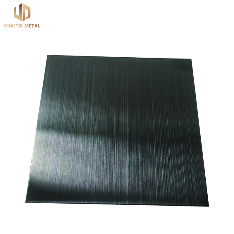 Stainless Steel  Black Titanium Hairline Finish Sheet