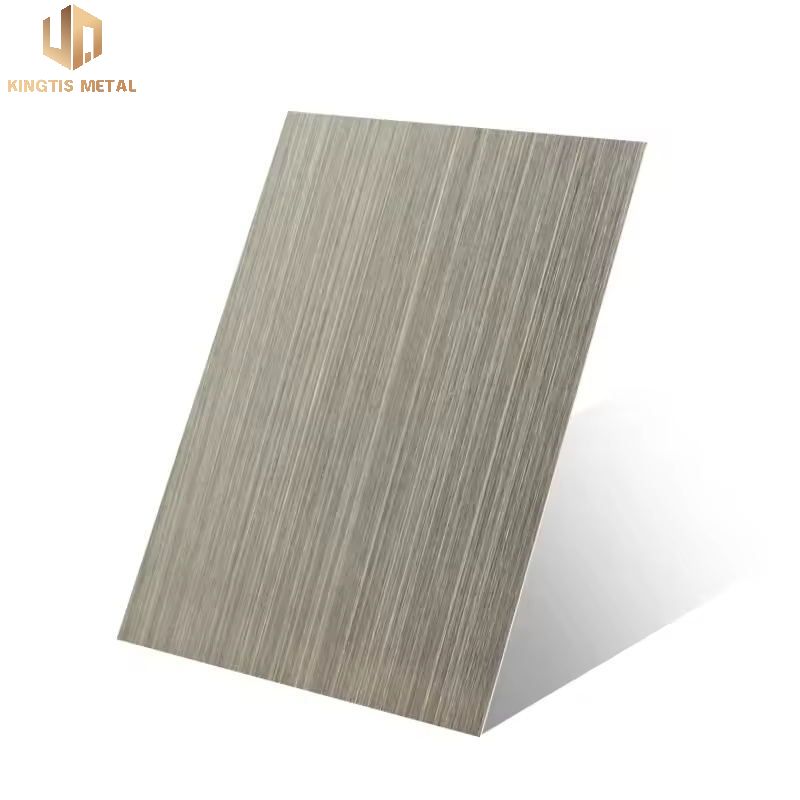 Stainless Steel  Bronze Hairline Finish Sheet