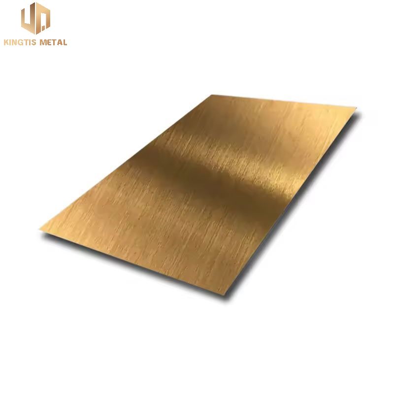 Stainless Steel  Rose Gold Hairline Finish Sheet