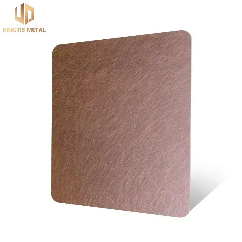 Stainless Steel Bronze Vibration Finish Sheet