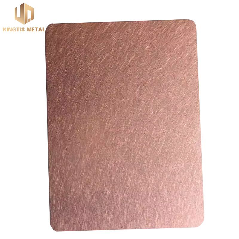 Stainless Steel Copper Vibration Finish Sheet