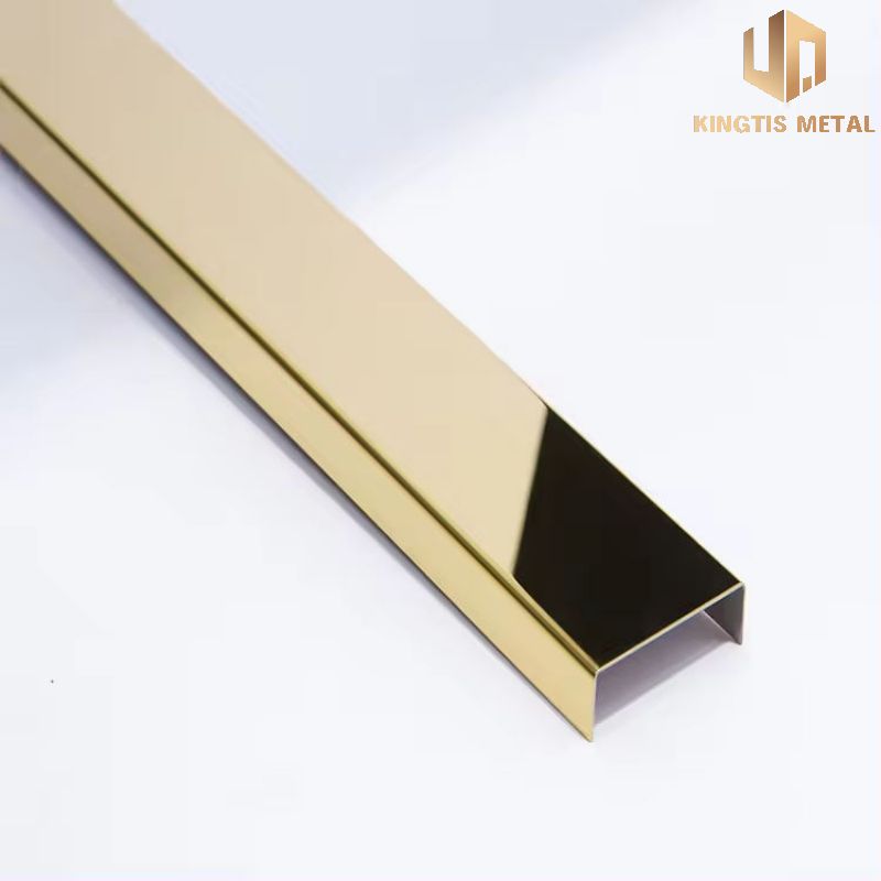 Stainless Steel Tile Trims Decoration U Tile Profile