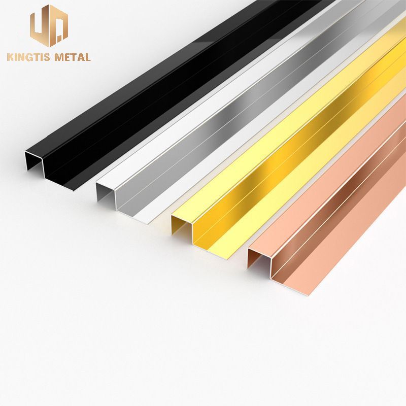 Stainless Steel Tile Edge ​Corner Metal Decorative Qquare Corner Profile