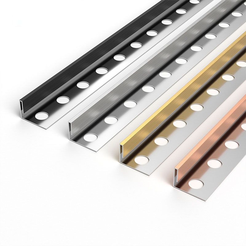 Stainless steel Tile Punching Edge Strip Sinking Water Height Difference Profile